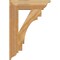 Ekena Millwork Merced Traditional Rough Sawn Bracket, Western Red Cedar, 4"W x 18"D x 26"H BKT04X18X26MRC01RWR - alternate 3
